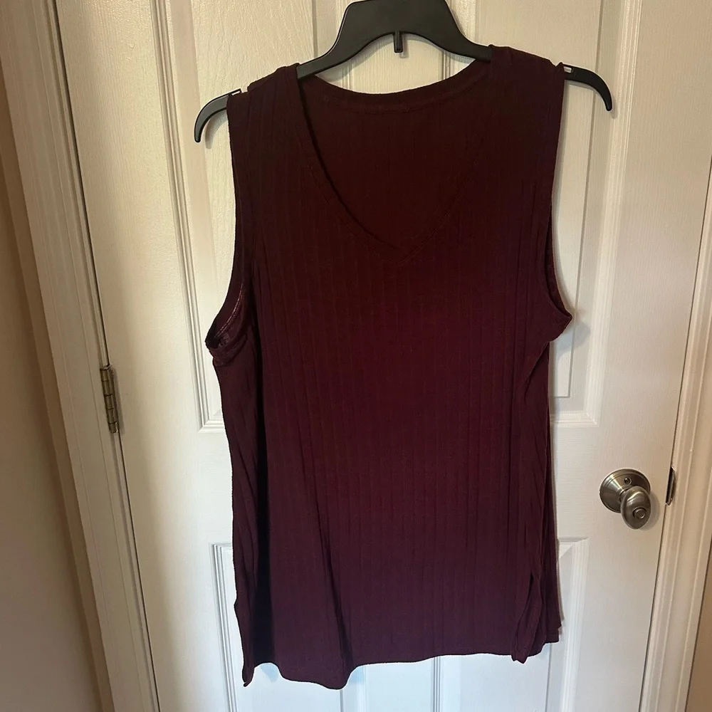 Lane Bryant Maroon Cardigan Set - Picture 5 of 5